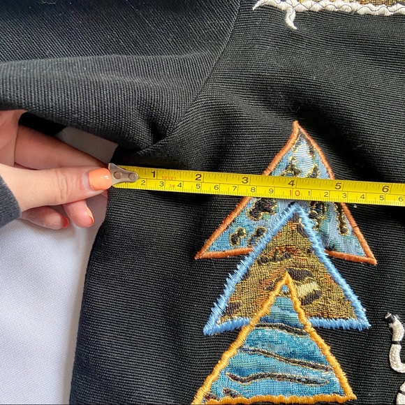 HP⭐️ Vintage 80s Abstract Patchwork Coat - Picture 9 of 15